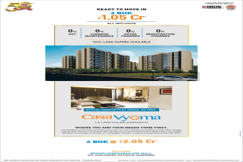 Book ready to move 3 BHK @ 1.05 cr. at Ajmera Casa Vyoma in Ahmedabad